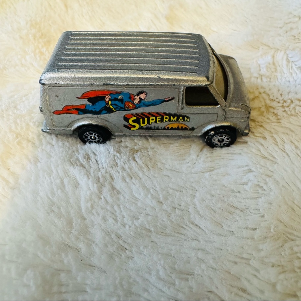 Marvel Corgi Juniors Van Superman 1980s Die-Cast Metal Toy US Van‎ #152 Vintage